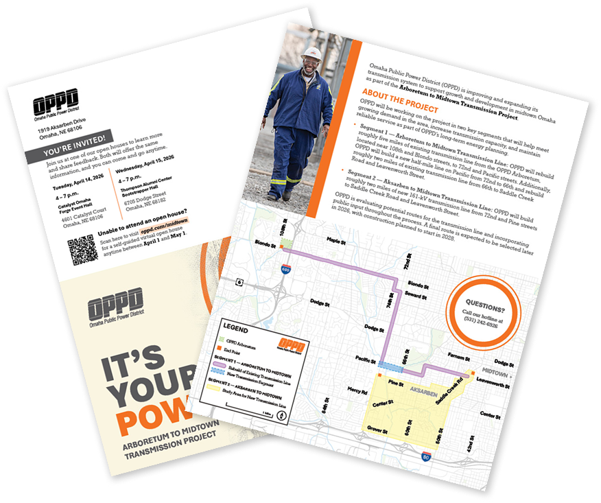 public open house handouts